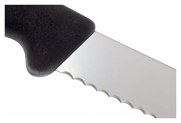 Нож для хлеба Victorinox 5.2533.21 Fibrox l=21 см (нерж. сталь / фиброкс) с черной ручкой