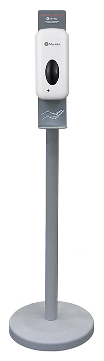 Мобильная стойка для дезинфекции рук Merida Классик с сенсорным диспенсером Популярный